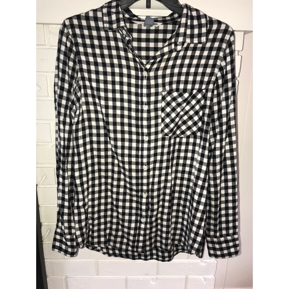 Gingham, button-down flannel